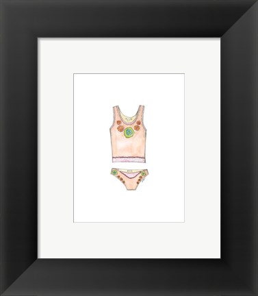 Framed Fun Wear II (X) Print