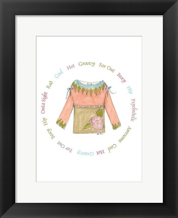 Framed Sweet &amp; Sophisticated I (X) Print