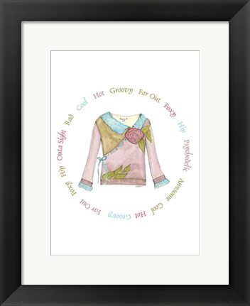 Framed Sweet &amp; Sophisticated IV (X) Print