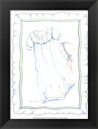 Framed Baby&#39;s Special Day (D) I Print