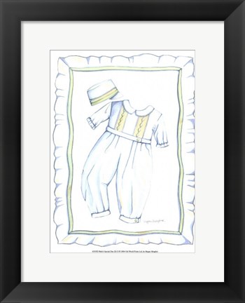 Framed Baby&#39;s Special Day (D) II Print