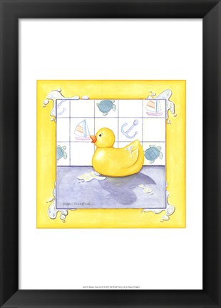 Framed Rubber Duck (D) II Print