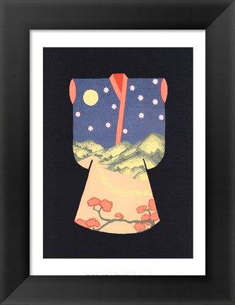 Framed Moonlit Hills Print