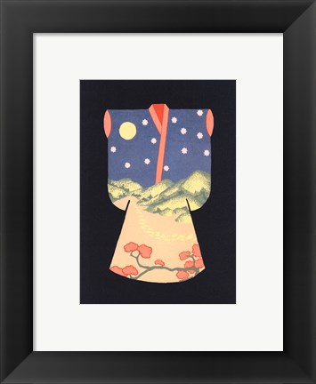 Framed Moonlit Hills Print