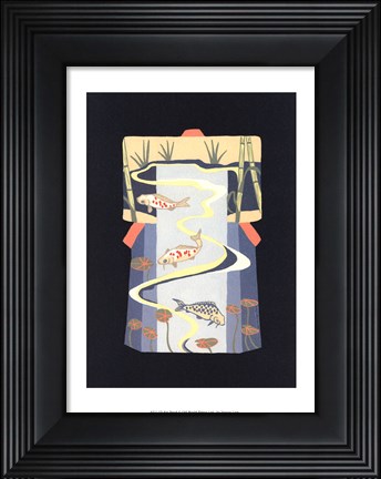 Framed Koi Pond Print