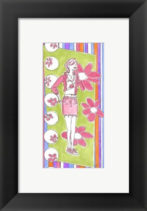 Framed Glam Girls II Print