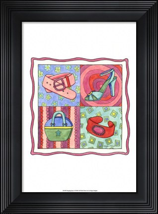 Framed Shopping Spree I Print