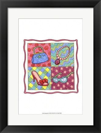 Framed Shopping Spree II Print