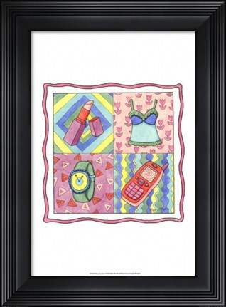 Framed Shopping Spree III Print