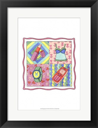 Framed Shopping Spree III Print