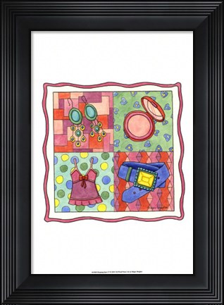 Framed Shopping Spree IV Print