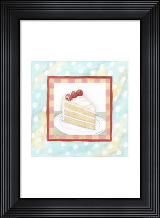Framed Vanilla Cake Print