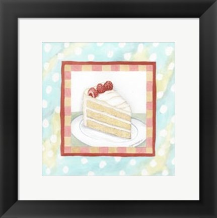 Framed Vanilla Cake Print