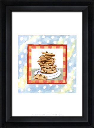 Framed Chocolate Chip Cookies Print