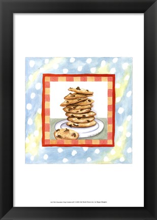 Framed Chocolate Chip Cookies Print