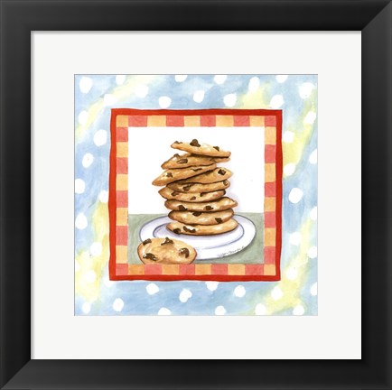 Framed Chocolate Chip Cookies Print