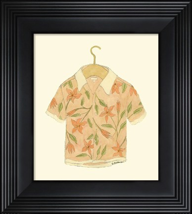 Framed Surf&#39;s up Shirt II Print