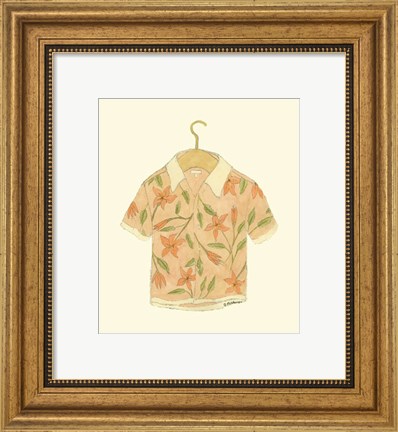 Framed Surf&#39;s up Shirt II Print