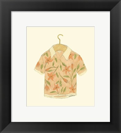 Framed Surf&#39;s up Shirt II Print
