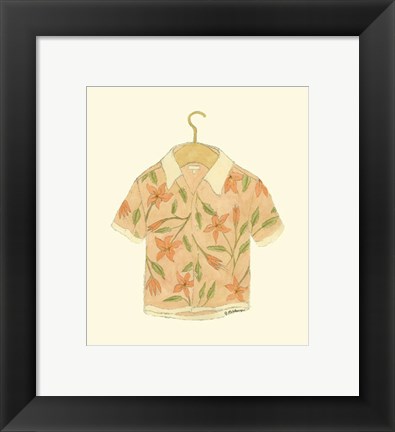 Framed Surf&#39;s up Shirt II Print