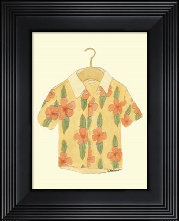 Framed Surf&#39;s up Shirt III Print