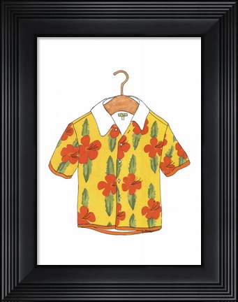 Framed Beach Wear I Print