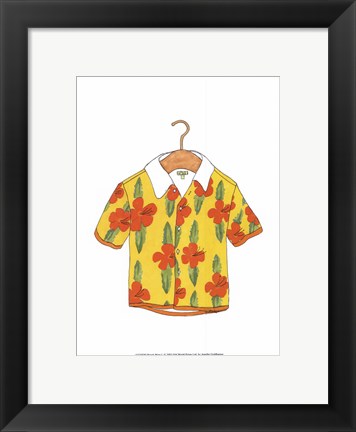 Framed Beach Wear I Print