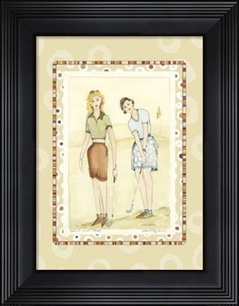 Framed Strut &amp; Putt Print