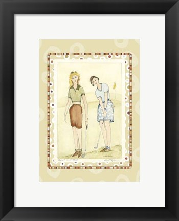 Framed Strut &amp; Putt Print