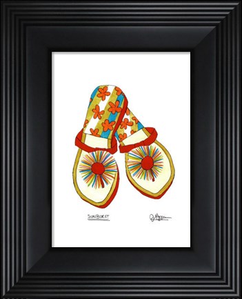 Framed Sunburst Print