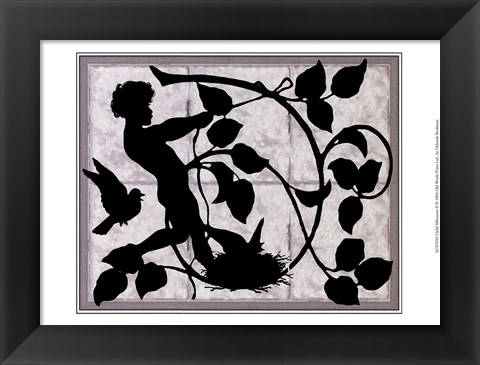 Framed Child Silhouette II Print