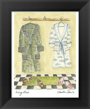 Framed Kicking Back Print
