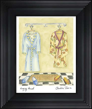 Framed Lounging Around Print