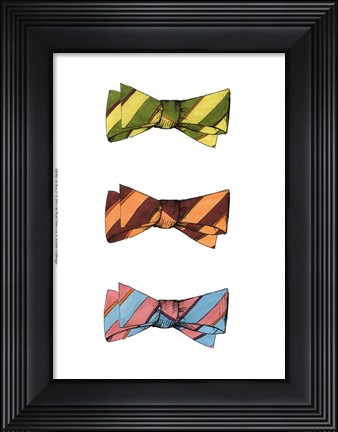 Framed Tri Bow IV Print