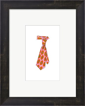 Framed Uptown Tie I Print