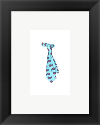 Framed Uptown Tie II Print