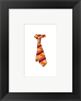 Framed Uptown Tie IV Print