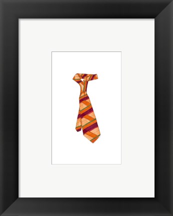 Framed Uptown Tie IV Print