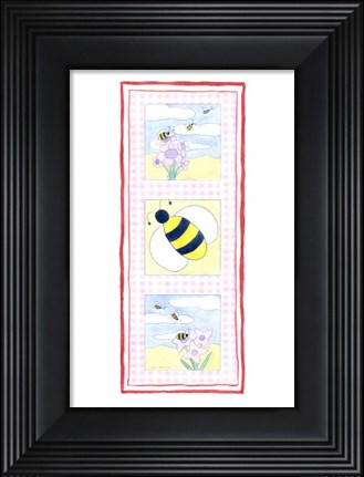 Framed Bee Trio Print