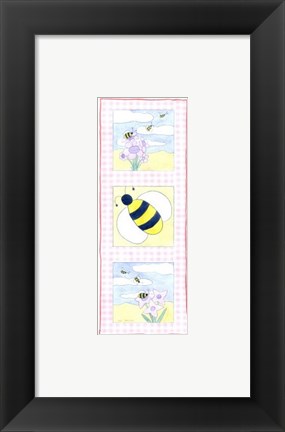 Framed Bee Trio Print