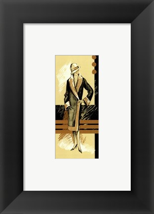 Framed Retro Fashion II Print