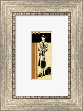 Framed Retro Fashion III Print