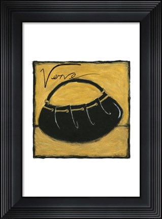 Framed Verve on Gold Print
