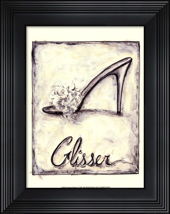 Framed French Slipper Print