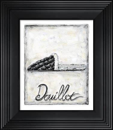 Framed French Cozy Slipper Print