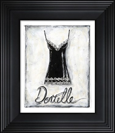 Framed French Lace Print