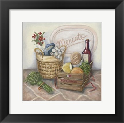 Framed Mercato I Print