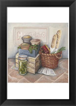 Framed Mercato II Print