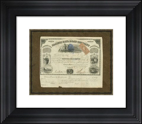 Framed Pacific Railroad Co. Print