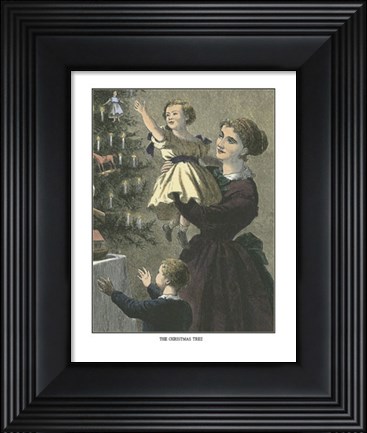 Framed Christmas Tree Print